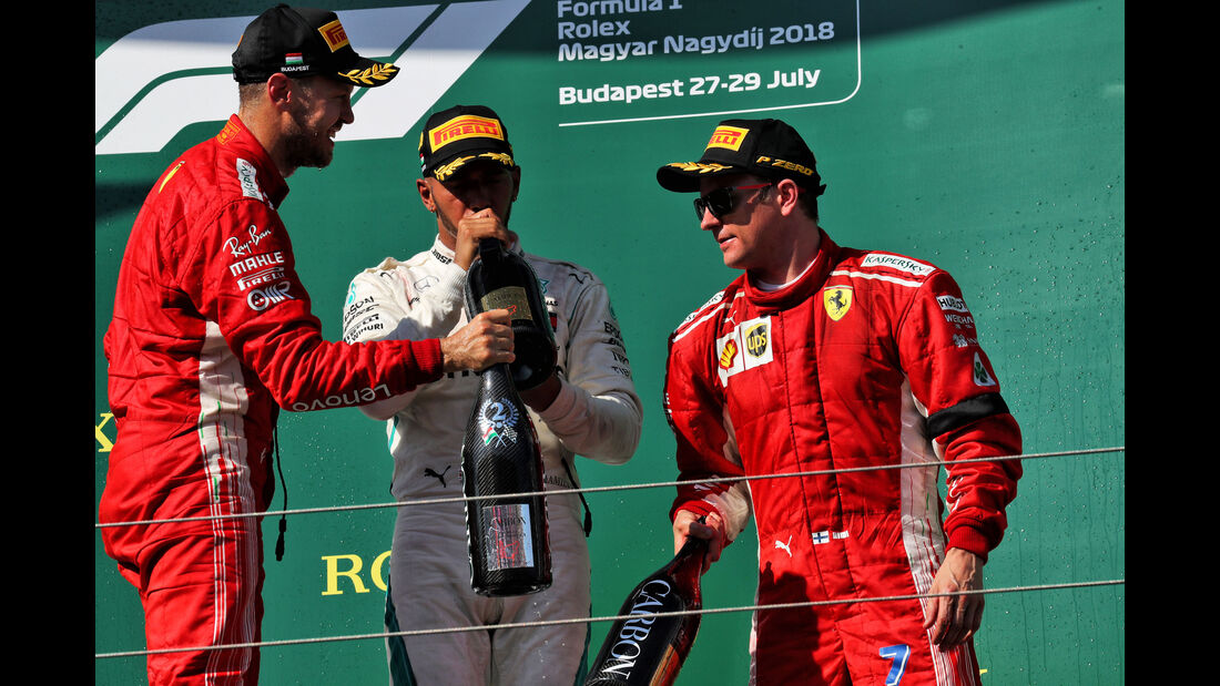Vettel - Räikkönen - GP Ungarn 2018 - Budapest - Rennen