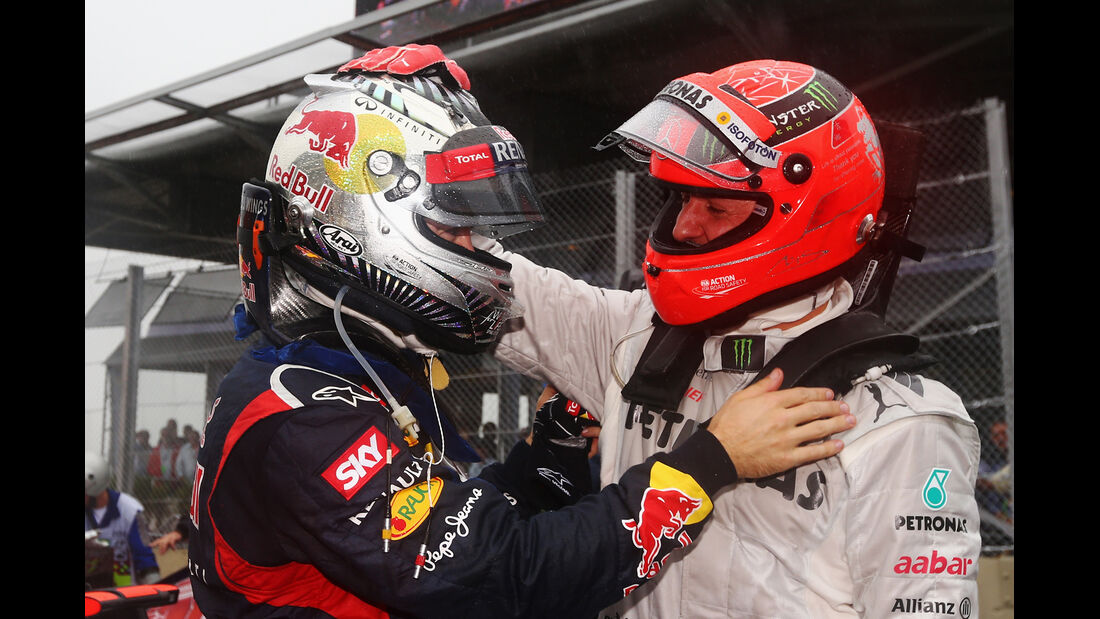 Vettel & Schumacher GP Brasilien 2012