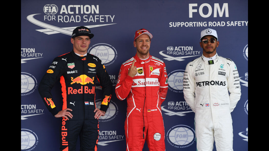 Vettel - Verstappen - Hamilton - GP Mexiko 2017 - Qualifying