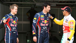 Vettel, Webber & Hamilton