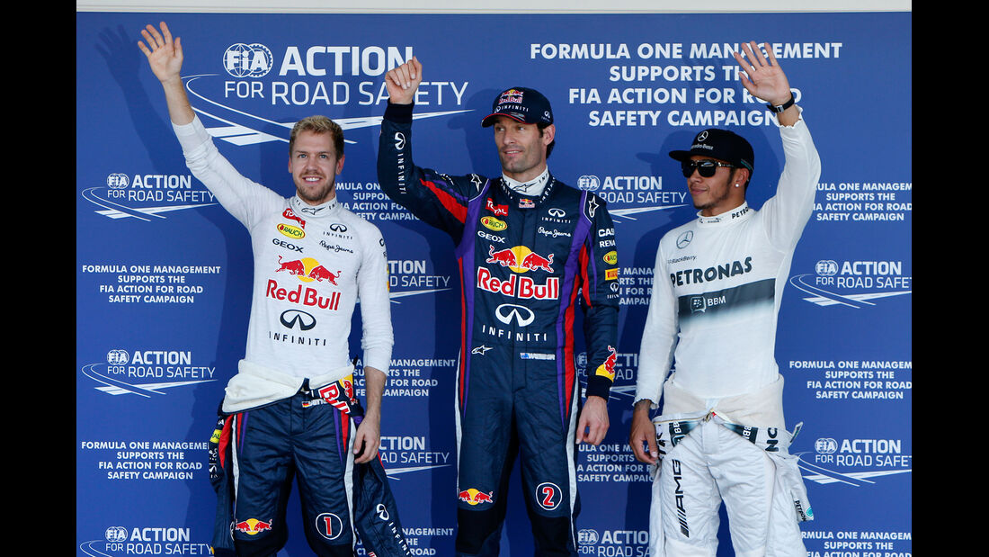 Vettel, Webber & Hamilton - GP Japan 2013