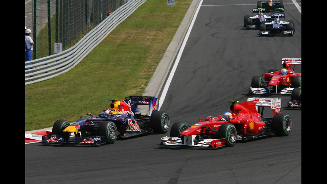 Vettel und Alonso