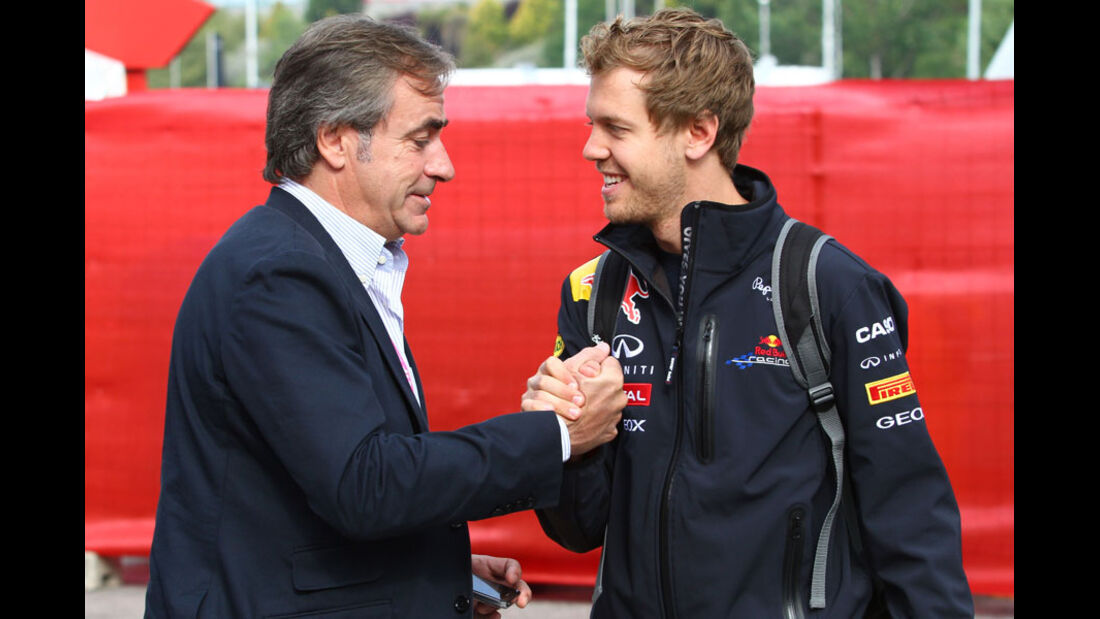 Vettel und Sainz GP Spanien 2011