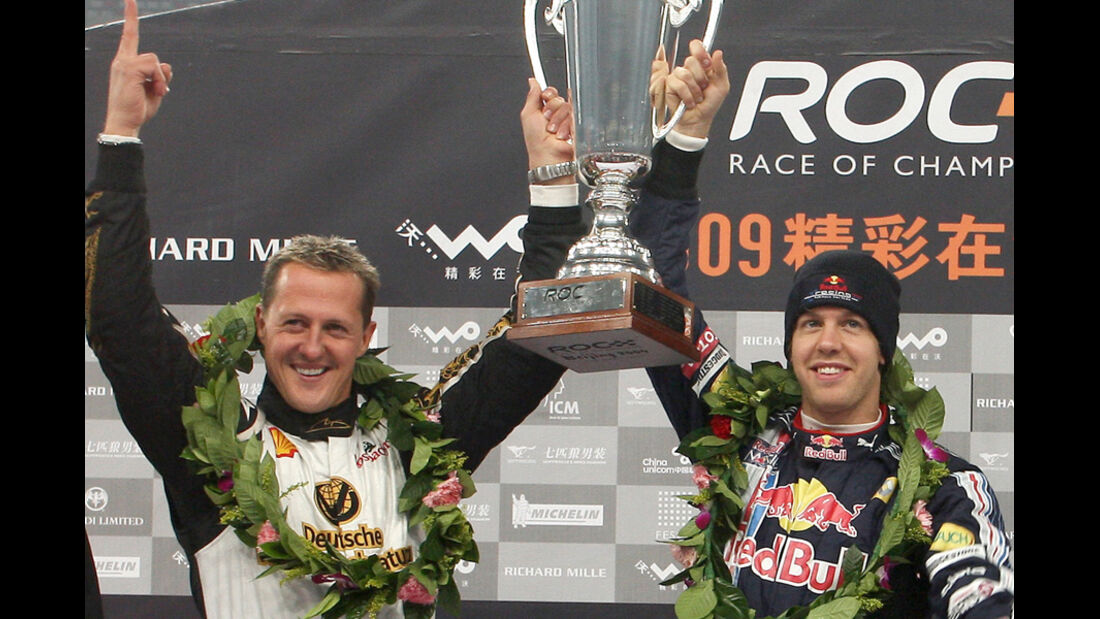 Vettel und Schumacher - Nations Cup-Sieger 2009