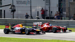 Vettel vs. Alonso GP Italien 2012