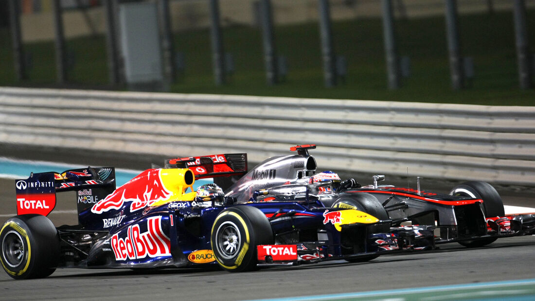 Vettel vs. Button GP Abu Dhabi 2012