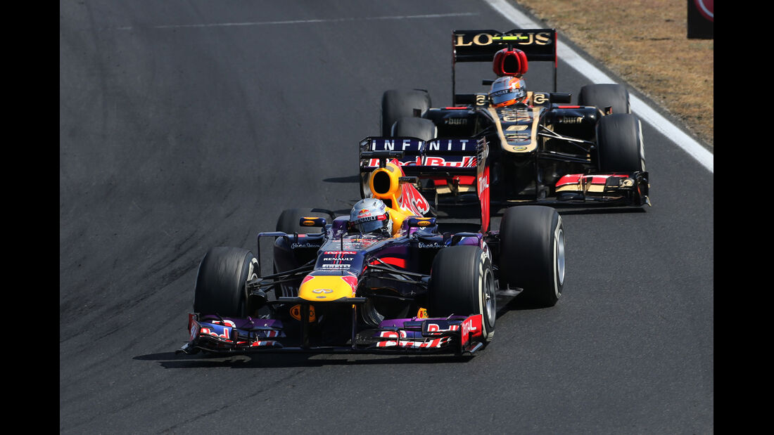 Vettel vs. Grosjean - Formel 1 - GP Ungarn 2013