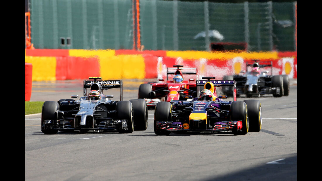 Vettel vs. Magnussen - GP Belgien 2014