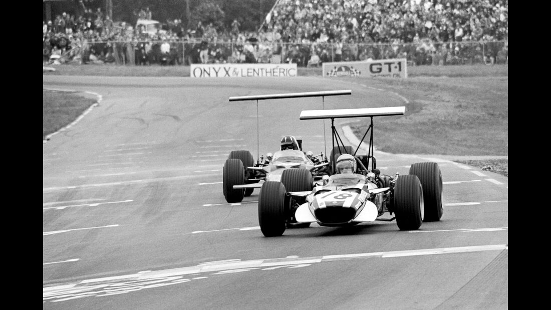 Vic Elford - Cooper T86B - Graham Hill - Lotus 49B - GP USA 1968 - Watkins Glen 