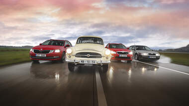 Vier Generationen Skoda Octavia, Exterieur