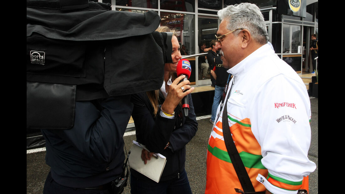 Vijay Mallya - Force India - Formel 1 - GP Belgien - Spa-Francorchamps - 24. August 