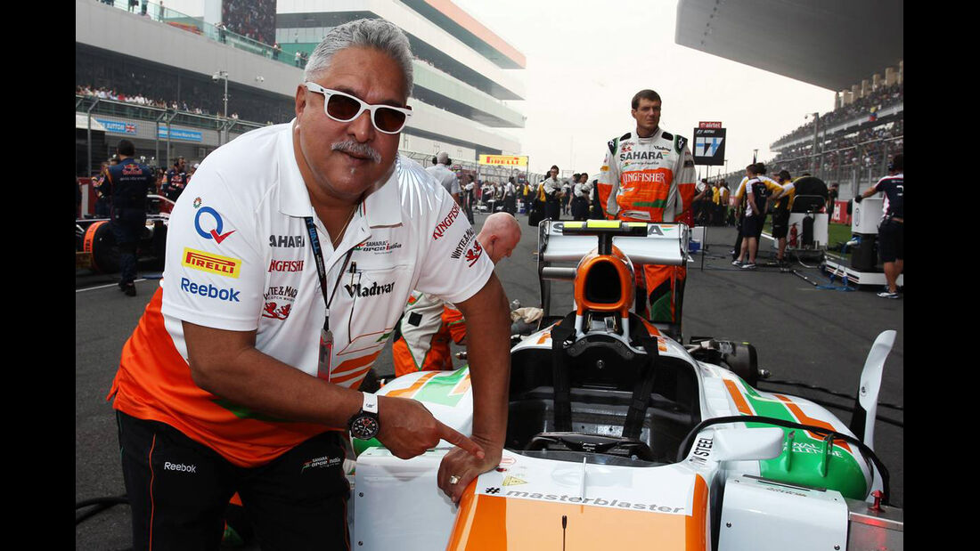 Vijay Mallya - Force India - Formel 1 - GP Indien - 27. Oktober 2013