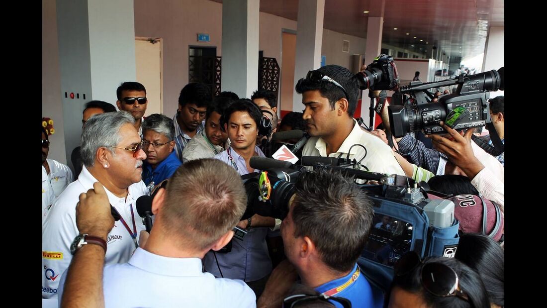 Vijay Mallya - Formel 1 - GP Indien - 27. Oktober 2012