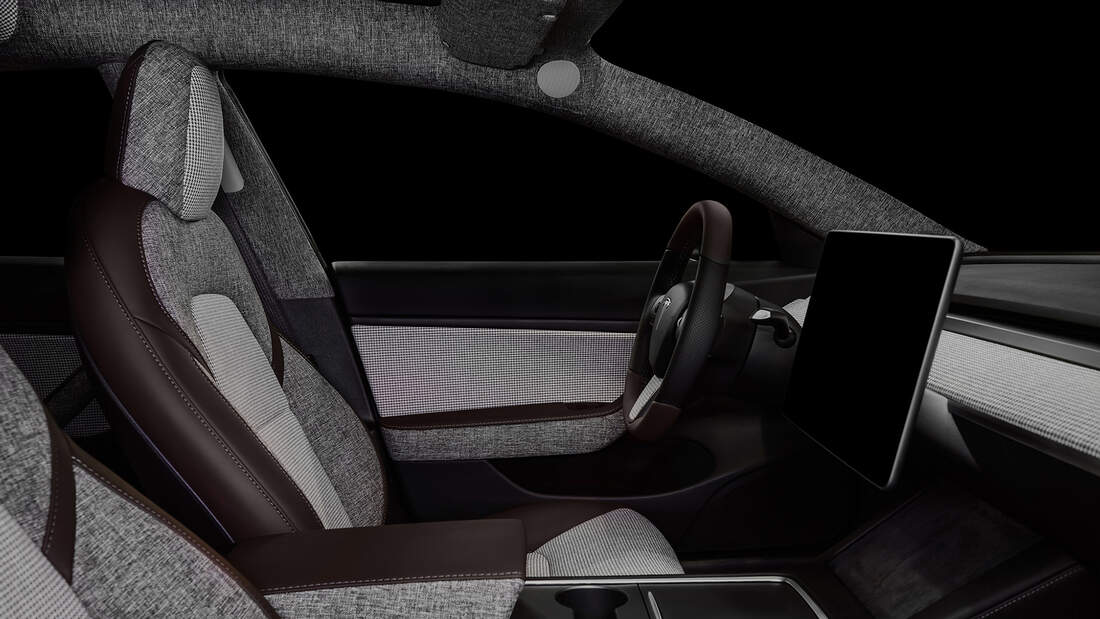 Tesla Model 3 Innenraum: Stoff- und Leder-Upgrade von Vilner | AUTO ...