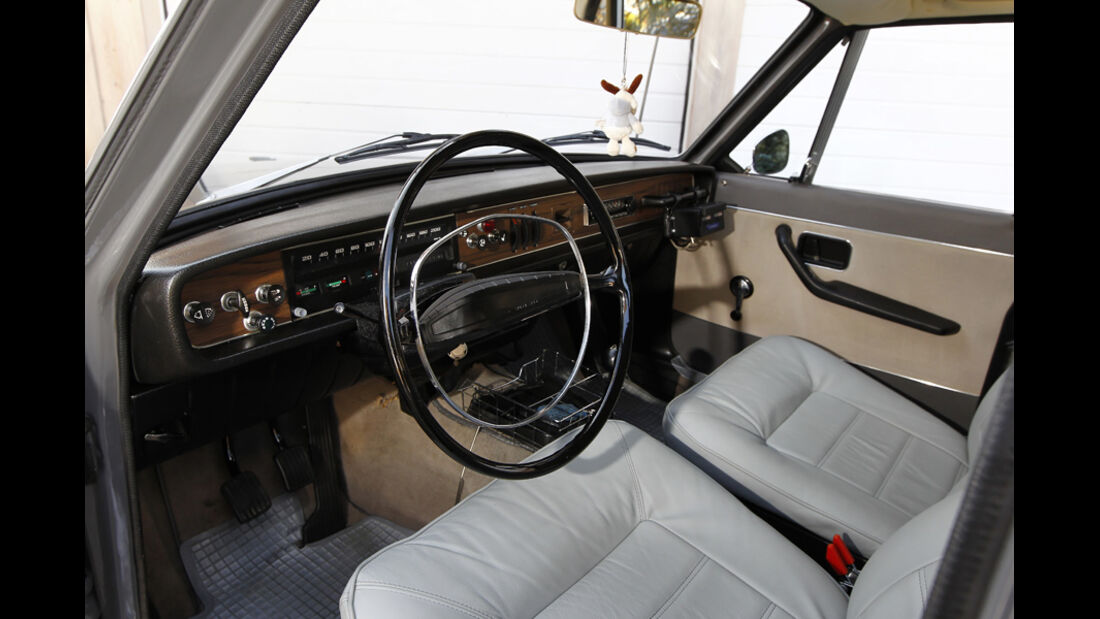 Volvo 164, Detail, Fahrersitz, Lenkrad