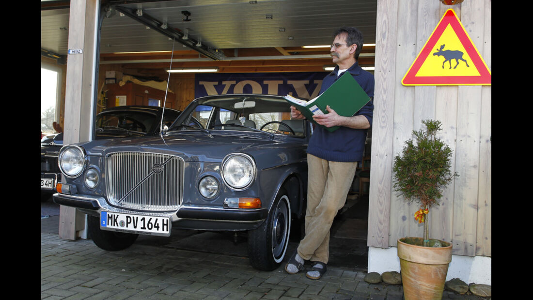 Volvo 164, Garage, Frontbild, Heinz Vollmerhausen