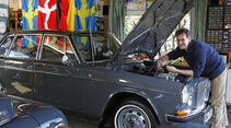 Volvo 164, Garage, Motorhaube, Heinz Vollmerhausen