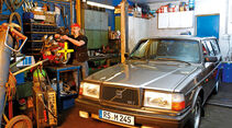 Volvo 240, Garage, Frontansicht