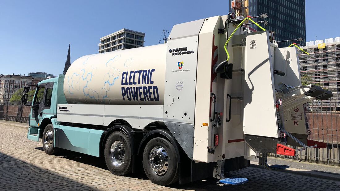 Volvo FE Electric Truck Weltpremiere Hamburg 2018