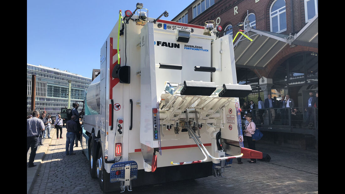 Volvo FE Electric Truck Weltpremiere Hamburg 2018