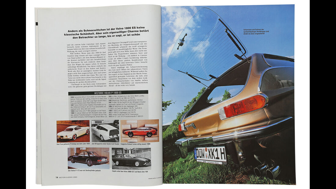 Volvo P1800 ES, Artikel, Heft 2/2003