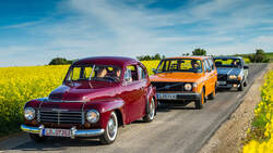 Volvo PV 444, Volvo 240, Volvo 740, Frontansicht