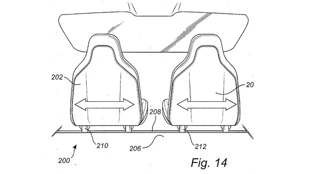 Volvo Patent verschiebbares Lenkrad