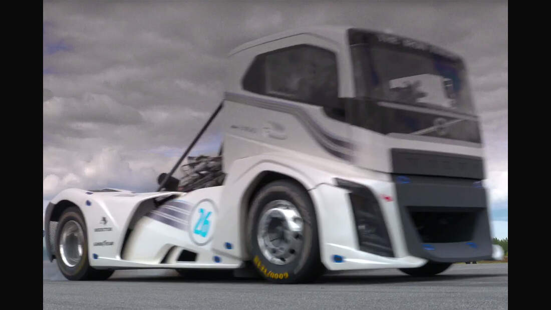 Volvo Iron Knight schnellster Truck der Welt mt 2.400 PS auto motor