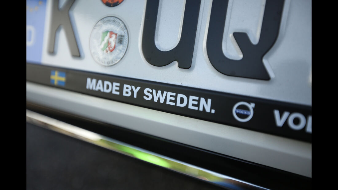 Volvo S90 D5 AWD, Nummernschild