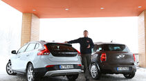 Volvo V40 Cross Country, Mini Cooper D Countryman, Heckansicht, Jens Dralle