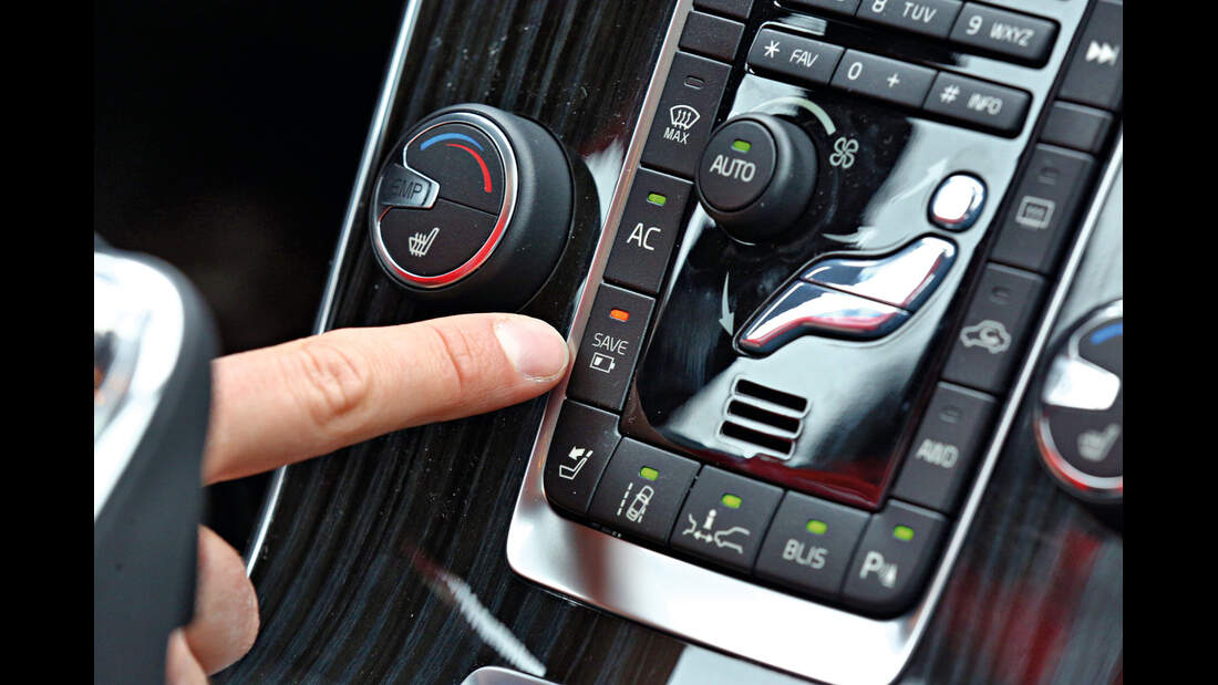 Volvo V60 D6 AWD, Bedienelement, Save