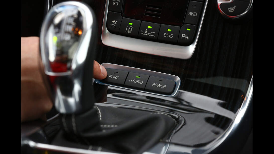 Volvo V60 D6 AWD, Fahrmodus, Bedienelemente