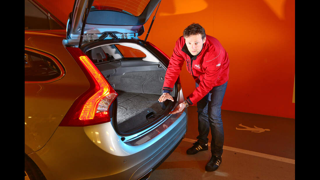 Volvo V60 D6 AWD, Heck, Kofferraum