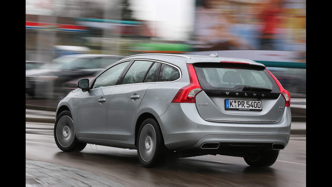 Volvo V60 D6 AWD, Heckansicht