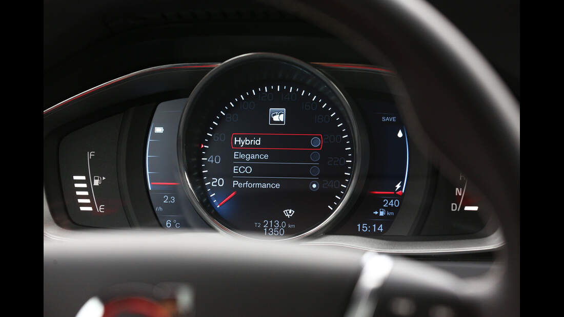 Volvo V60 D6 AWD, Rundinstrument