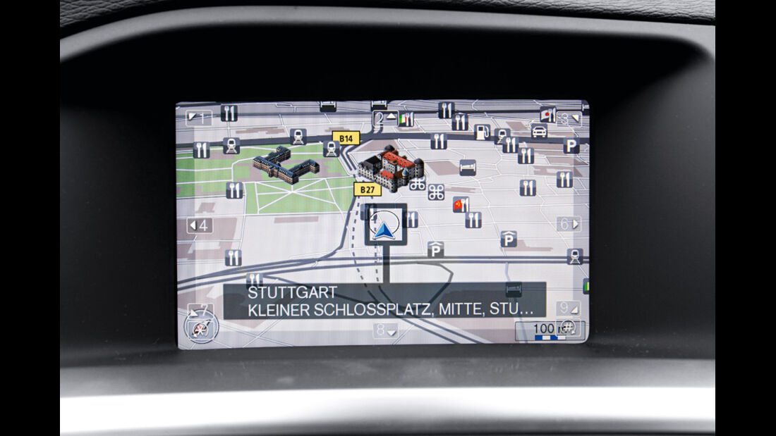 Volvo V60, Detail, Bildschirm, Navigationssystem