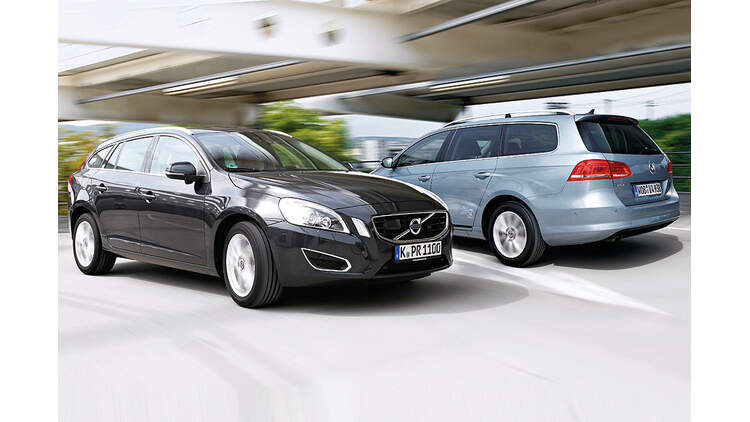 Volvo V60 Vw Passat Variant Im Fahrbericht Wer Bietet Mehr Auto Motor Und Sport