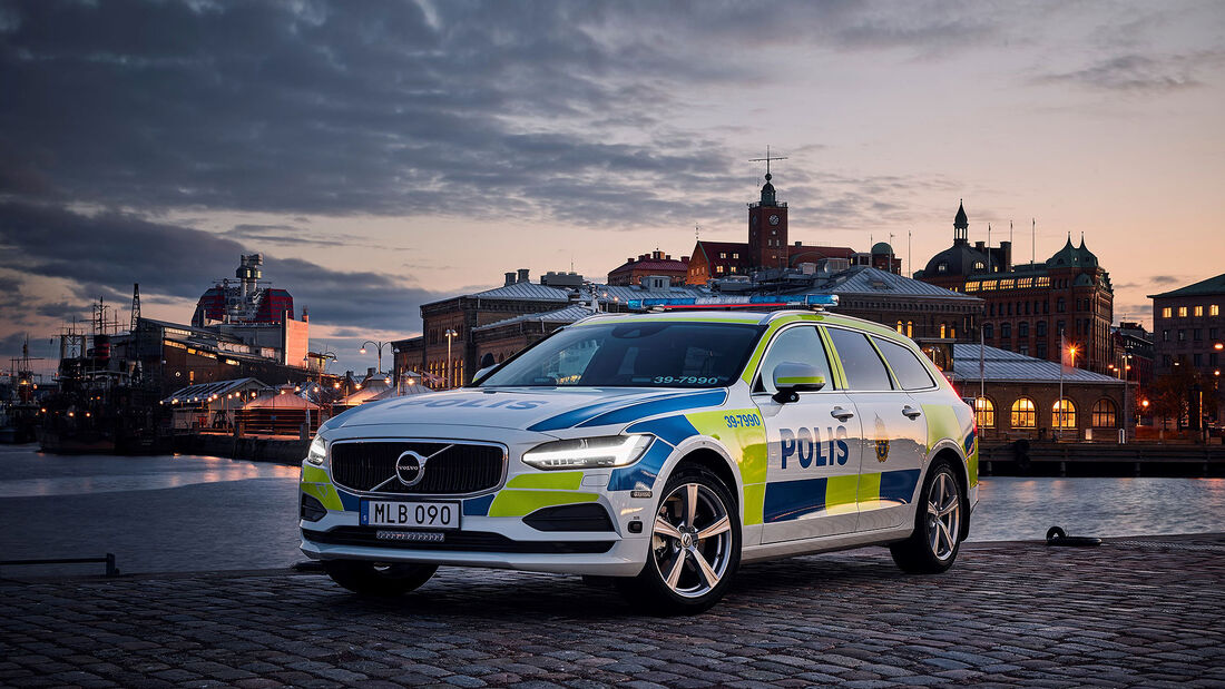 Volvo V90 Polizeiauto