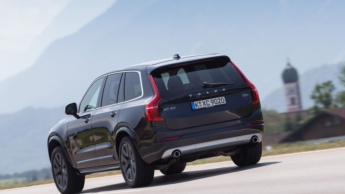 Volvo XC90 D5, Heckansicht