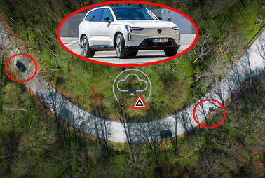 Volvos können jetzt um die Ecke sehen