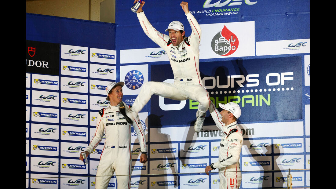WEC Bahrain 2015 - Porsche - Webber - Hartley - Bernhard