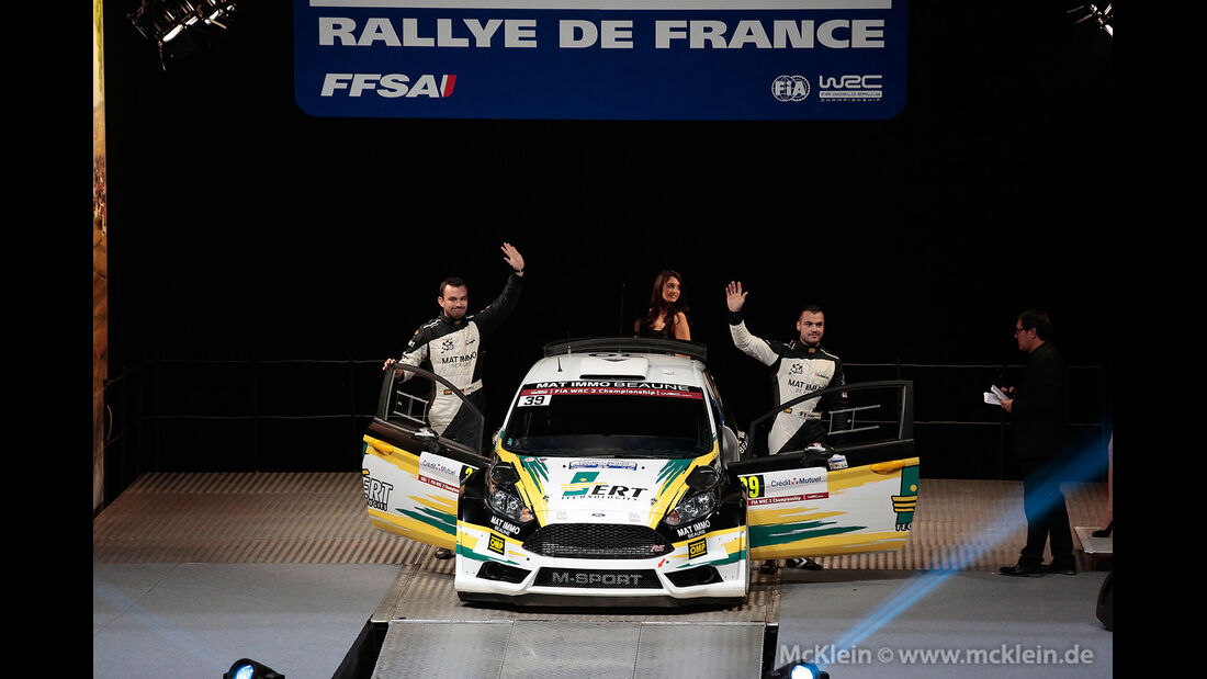 WRC II Rallye Frankreich 2014, Quentin Gilbert, Hyundai