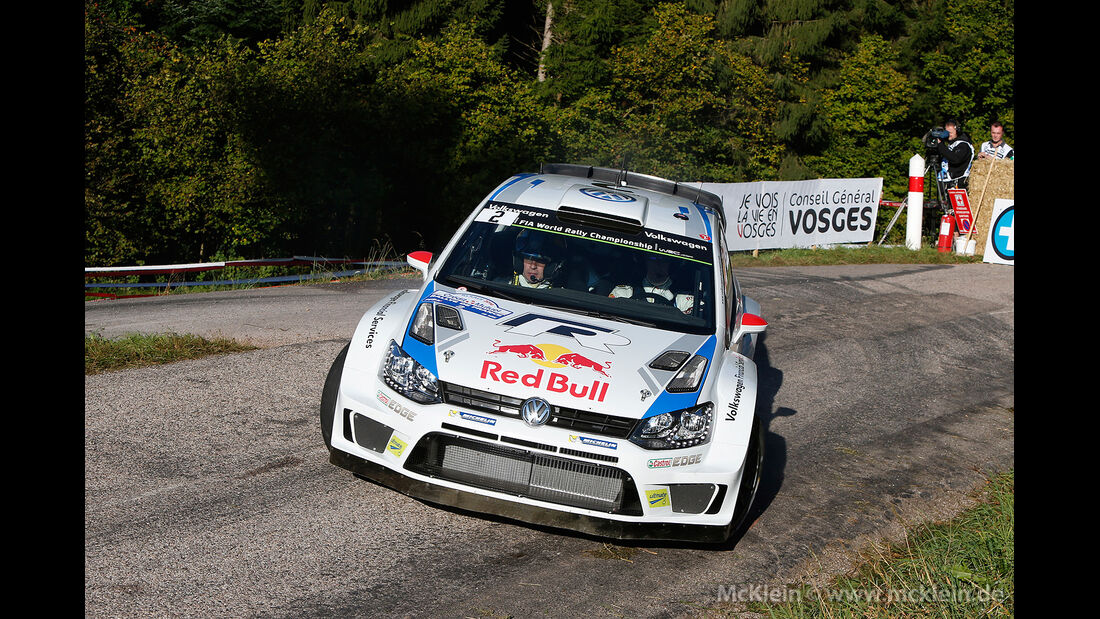 WRC Rallye Frankreich 2014, Jari-Matti Latvala, VW