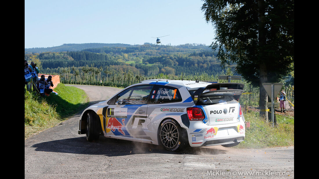 WRC Rallye Frankreich 2014, Sebastien Ogier, VW