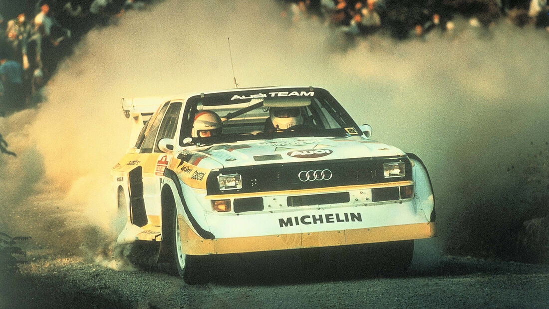 Walter Röhrl - Audi quattro S1 - Rallye San Remo - 1985