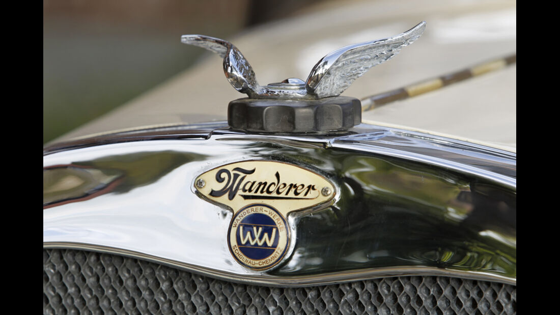 Wanderer W 10/I, Emblem, Kühlerfigur, Detail