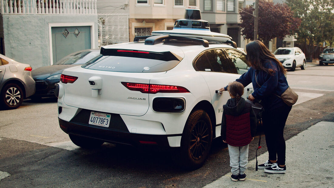 Waymo Jaguar I-Pace Robotaxi selbstfahrendes Auto