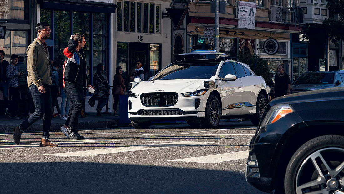 Waymo Jaguar I-Pace Robotaxi selbstfahrendes Auto