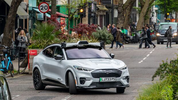 Wayve Testfahrt Autonomes Fahren London