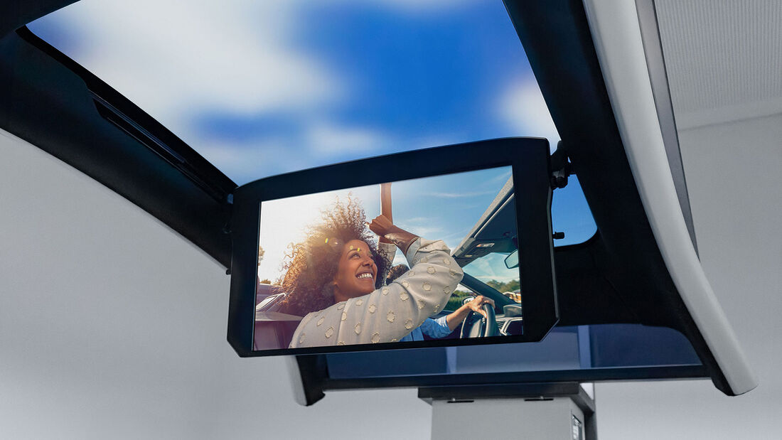 Webasto: Glasdach wird zum Auto-Kino
